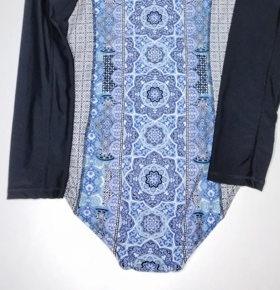 Cabana Life Midnight Marrakesh Unisuit One-Piece 50+UV Protection Large Blue - Picture 8 of 15